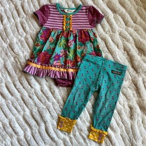 Matilda Jane 6-12 month fall dress and leggings